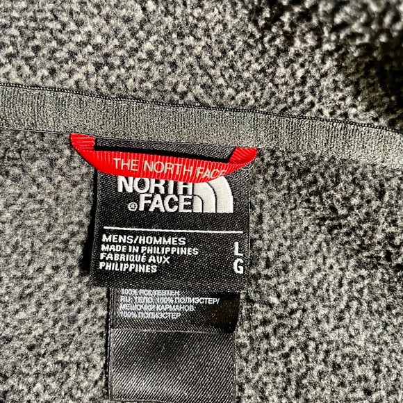 The North Face charcoal grey full zip 4 pocket jacket large - Picture 4 of 7